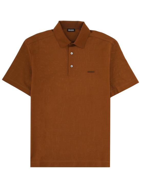 ERMENEGILDO ZEGNA Men Polo Shirts UH348A3 H794N05 BROWN