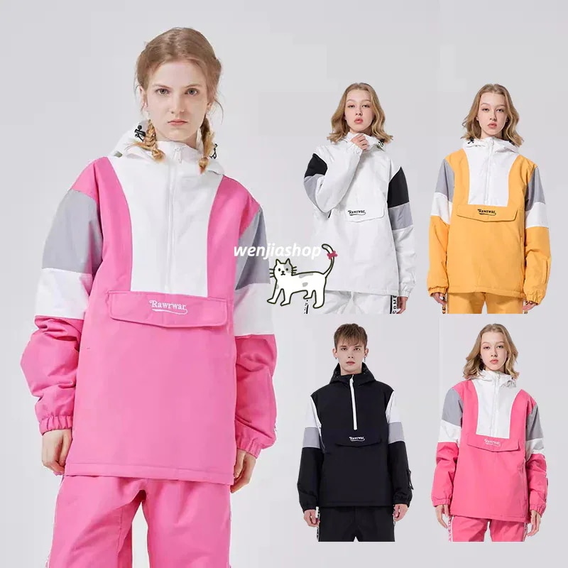 【急速出荷!】スノーボードウェア ジャケット アウター 単品 メンズ レディース 男女兼用 トップス スノボウェア スノーウェア スキーウェア スノボーウェア 韓国風 防水 保温防雪防水防寒 A48