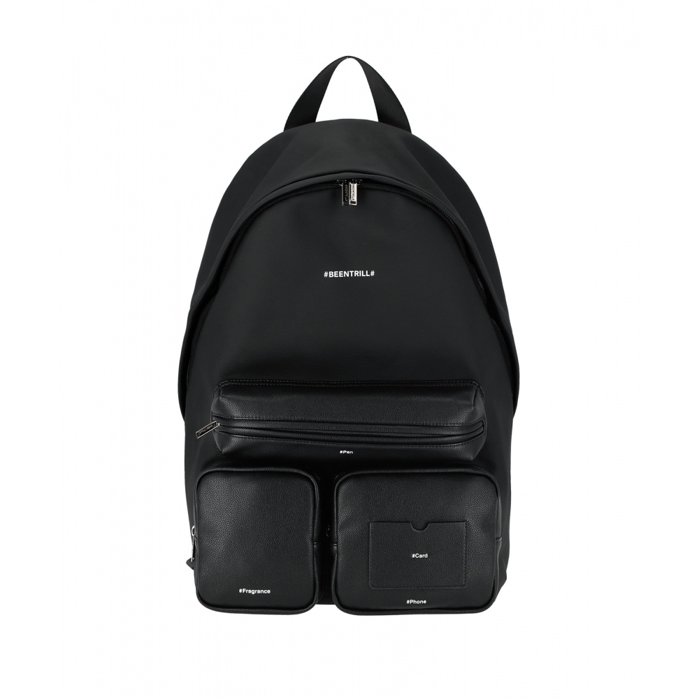 ビーントリルアブロビーガンレザーバックパック (ブラック)