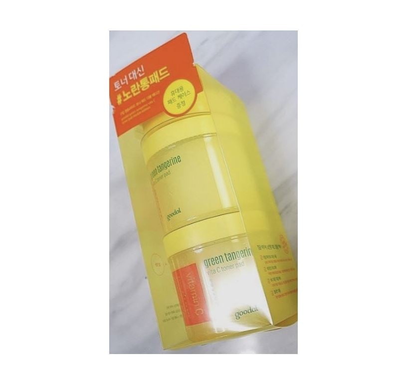 グリーン タンジェリン ビタC トナーパッドダブルエディション70枚x2ea