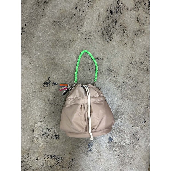 cheek kinchaku code 2way tote C23003-21 ベージュ 2WAYバッグ