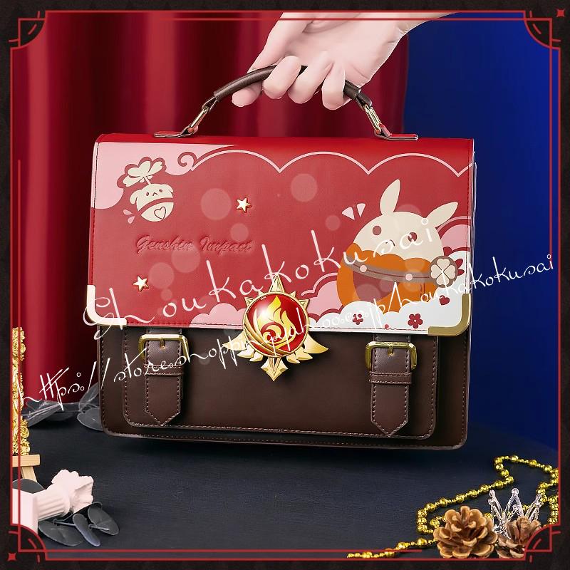 【最安値挑戦】原神 げんしん クレー 周辺 手提げバッグ ショルダーバッグ リュックサック 斜め掛けバッグ 日常 通勤 レザー 痛バ 痛バッグ