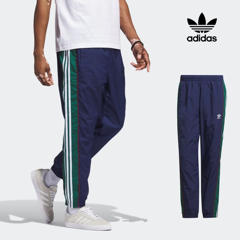 [ADIDAS] メンズ トラックパンツ RETRO WOVEN PANTS ネイビー