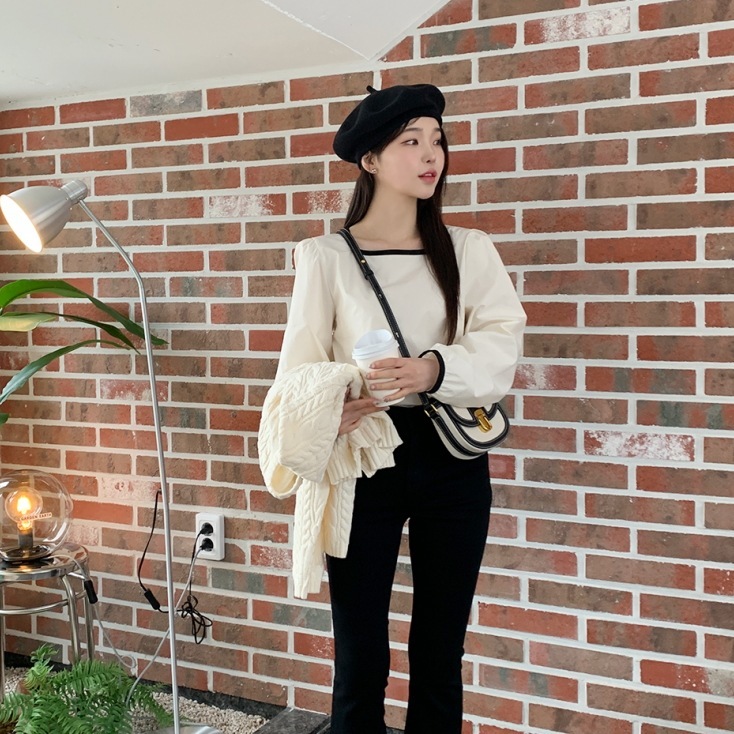 ボトムス パンツ Gパン 膝下 ロング ロング丈 セミフレア 綿 かわいい 大人可愛い シンプル カジュアル 大人 おしゃれ お洒落 かっこいい レトロ