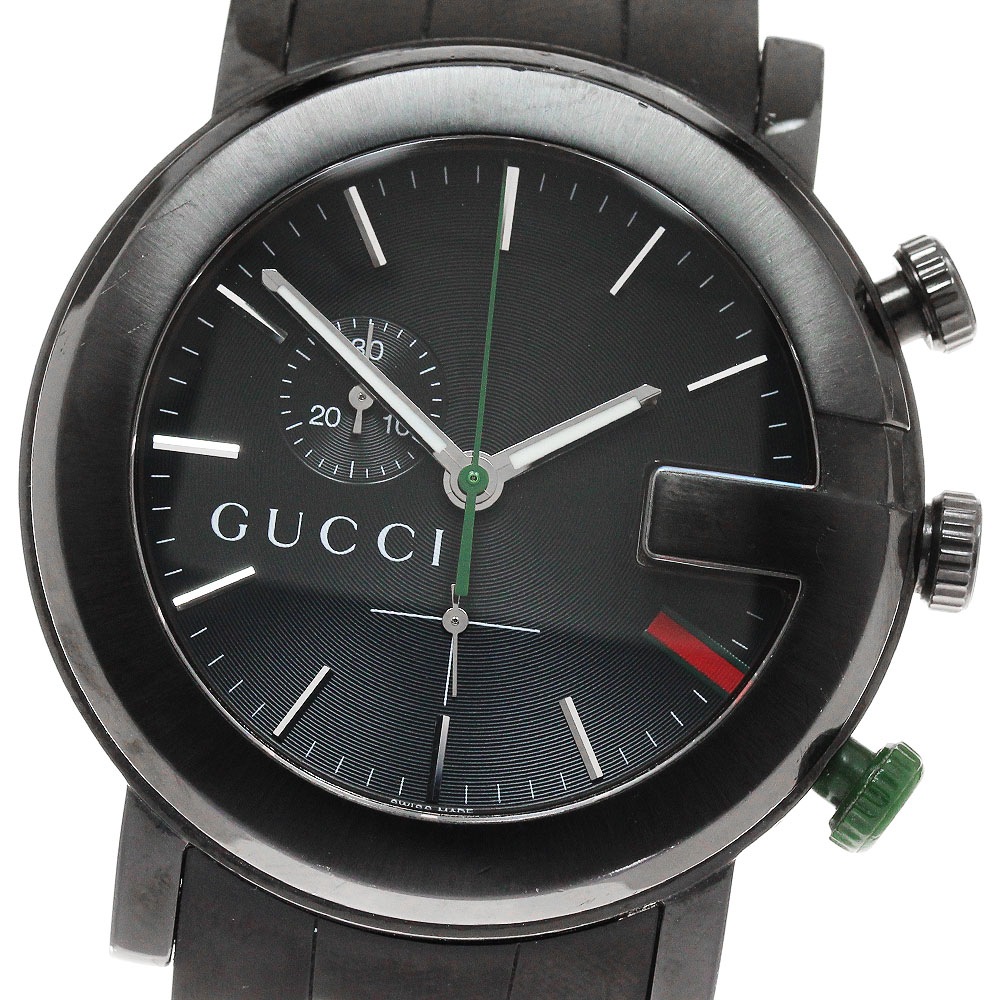 グッチ GUCCI 101M/YA101331 Gラウンド スモールセコンド クォーツ メンズ _848215【中古】