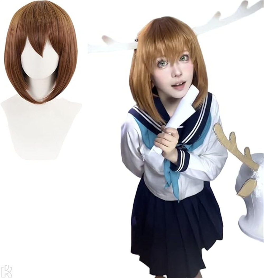 しかのこのこのここしたんたん 鹿乃子 のこ 虎視虎子 コスプレ衣装 ウィッグ付き 制服 ハロウィン クリスマス パーティー アニメ 仮装 学園祭 文化祭 漫遊展 撮影用 コスプレー祭り