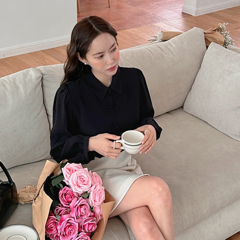 (JSTYLEのイーブレット) イーブレットロマランパフブラウス JSTYLE