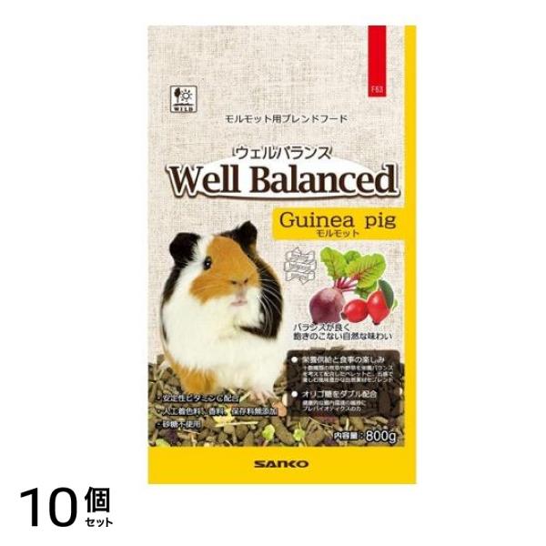 ワイルド ウェルバランス モルモットフード 800g 10個セット