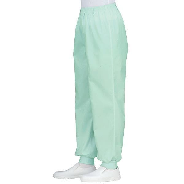 サカノ繊維 工場用白衣男子総ゴムトレパン ノータック 裾フライス インナーネット付 SKH219 グリーン Mサイズ 6,478円