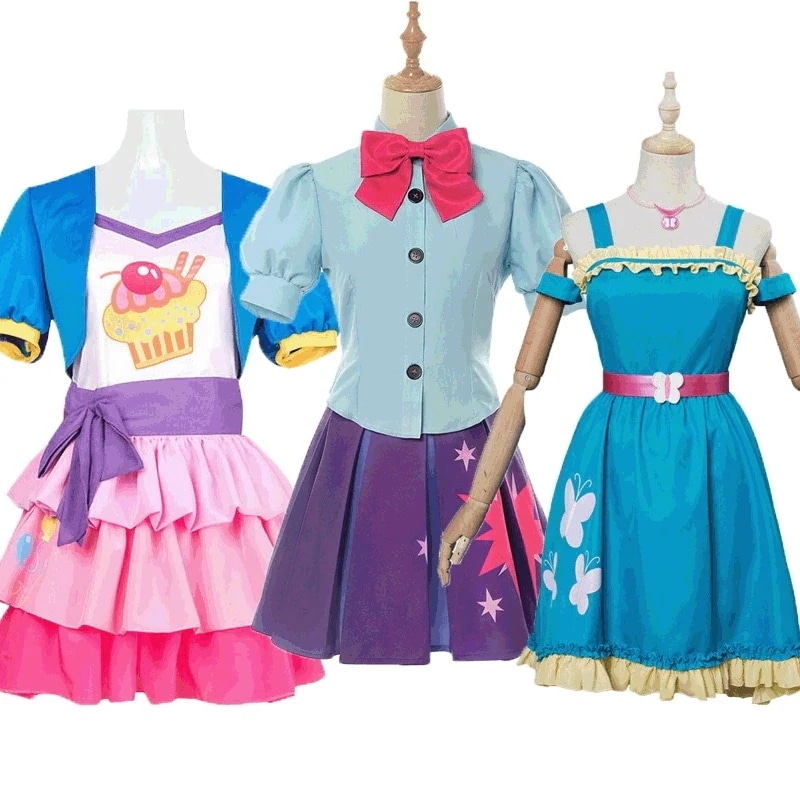 コスプレ変装仮装 衣装 ポニーベリーやあ 同人 可愛いプリンセススカート ユニホーム着 セーラー服
