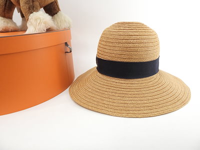【麦わら帽子風でオシャレ♪】HERMES ハット ハット 麦わら HERMES(エルメス) - 海外通販のBUYMA