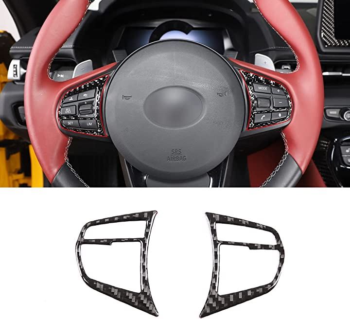 トヨタ スープラ GR A90 A91 MK5 2019-2022に対応 2点セット(カーボン調)