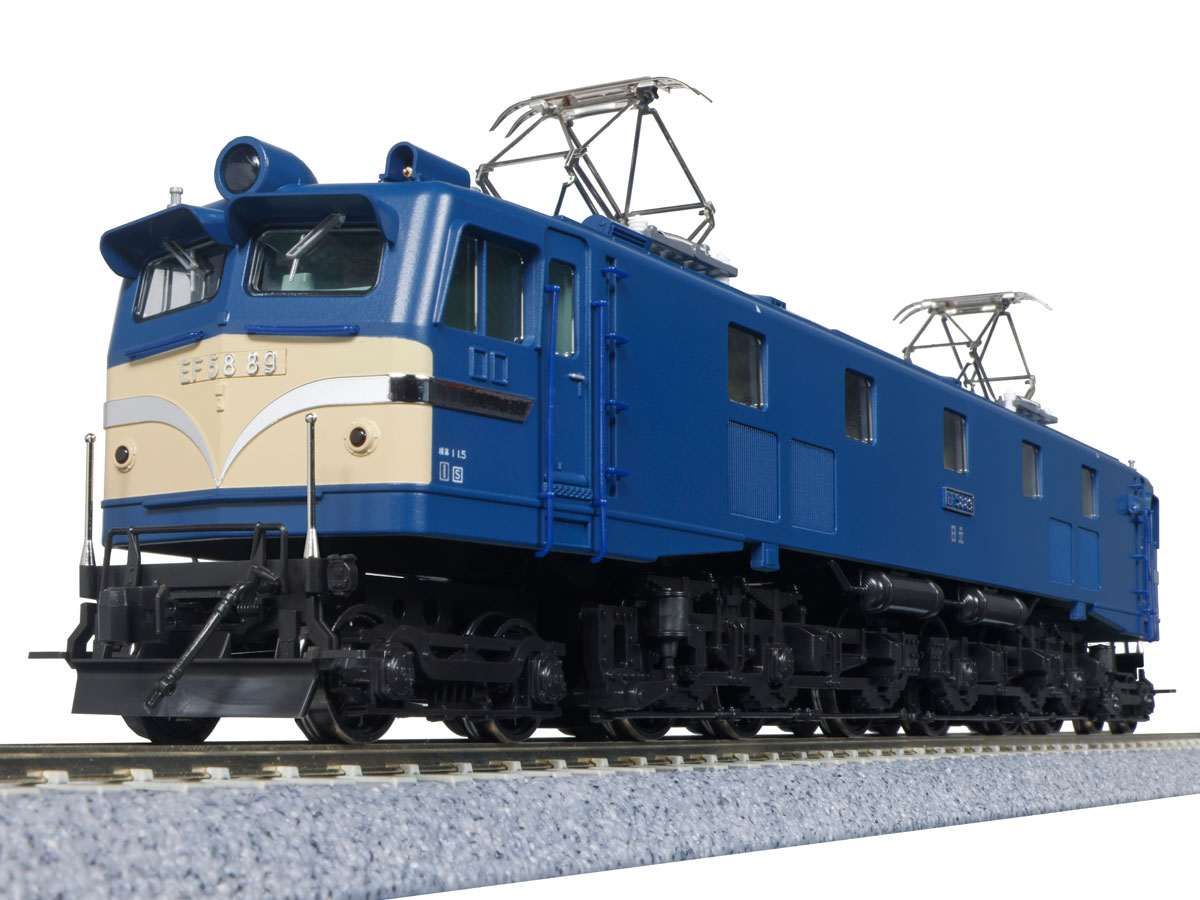 カトー (HO) 1-324 EF58（ツララ切り付・ブルー） カト- 1-324 EF58 ツララキリツキ ブルー