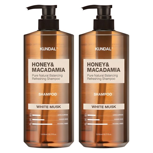 ハニーアンドマカダミアネイチャーシャンプーホワイトマスク香 1058ml 2個 ホワイトムスク 香り長持ち