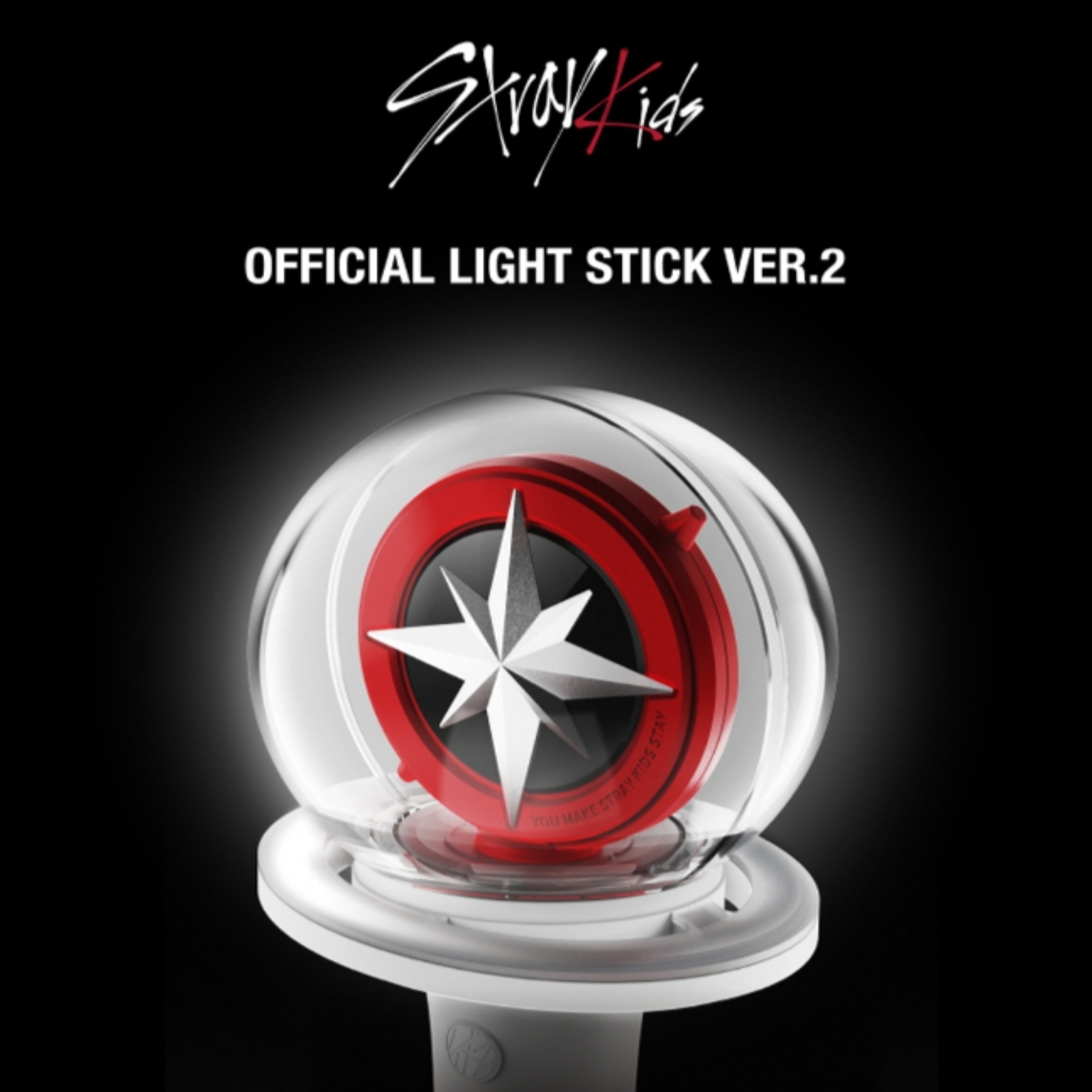 [即時出発][JYP公式グッズ]Stray Kids OFFICIAL LIGHT STICK VER.2