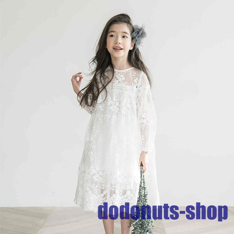 2枚購入で200円OFF 秋冬の新商品おすすめ 子供服 ワンピース 春夏 女の子 キッズレース半袖長袖白 膝丈ワンピース チュニック 子供ドレス ジュニア おしゃれ カジュアル 可愛い お姫様普段
