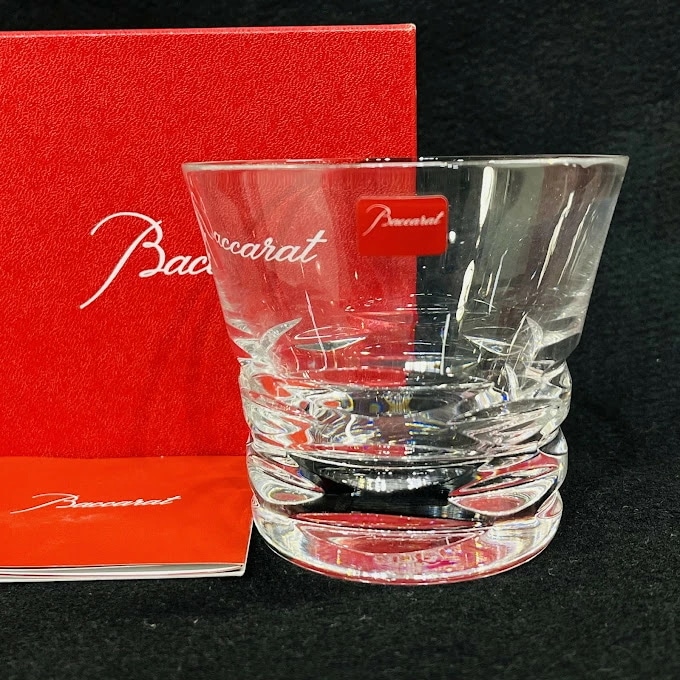 【中古】Baccarat バカラ クリスタルガラス ローラ ロックグラス グラス　年号なし