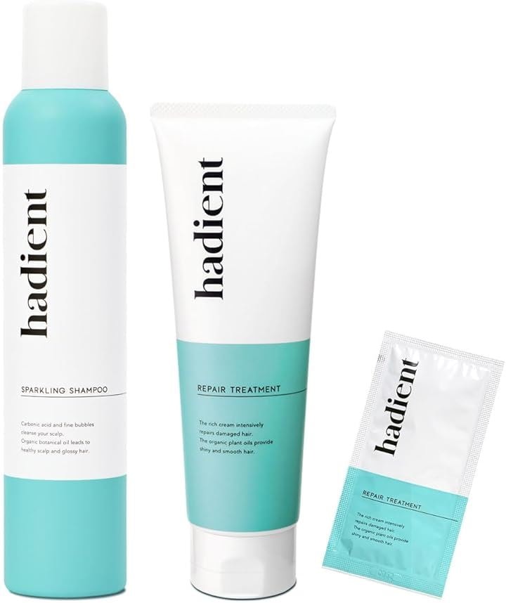 ハディエントスパークリングシャンプー 200g ヘアトリートメント 180g セット おまけ付き 8,166円