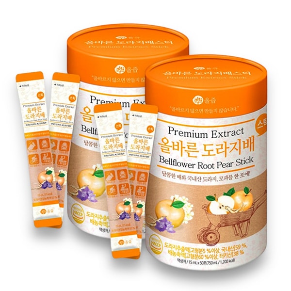 [オル汁][1+1] 正しい キキョウの梨スティック [15mlx50包] x 2