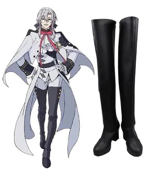 シューズ 変装期間限定30％ コスチューム 終わりのセラフ コスプレ靴 道具小物 フェリドバートリー 仮装 cos靴 ブーツパーティーイベント用品コスプレ変装仮装