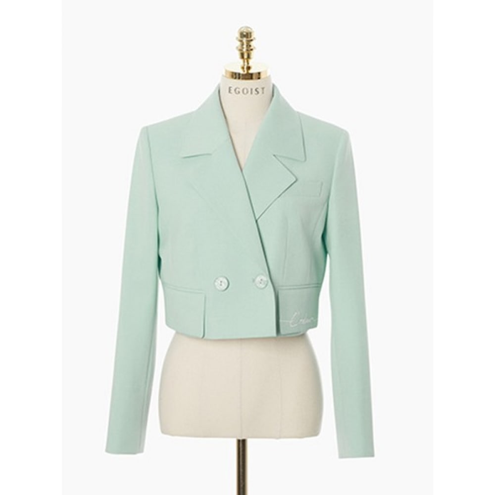 [エゴイスト] テーラードクロップドジャケットEN2WJ363