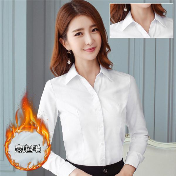 ボタンダウンシャツ レディースシャツ 長袖 裏起毛 裏ボア 防寒 無地 シンプル 暖かい 通勤 オフィス 冬服 レディーストップス スーツに合う 7,938円