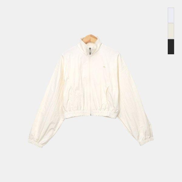 女性ナイロンジップアップウィンドブレーカーバンディング超軽量アウター SID010