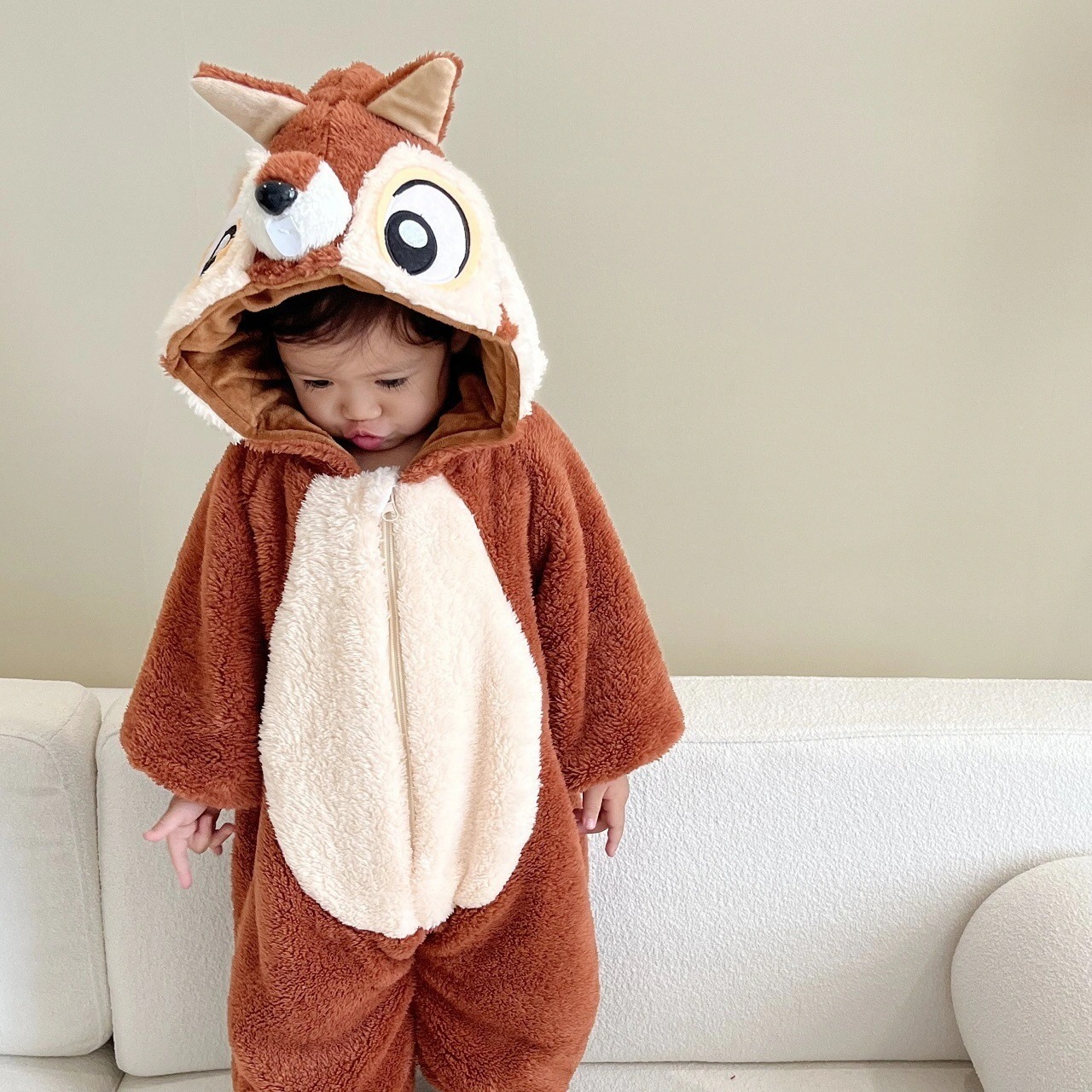 赤ちゃんのよじ登って服を着て体今週の割引は 25% オフですを温める子供男女の部屋着パジャマサンゴの絨毯ハロウィン