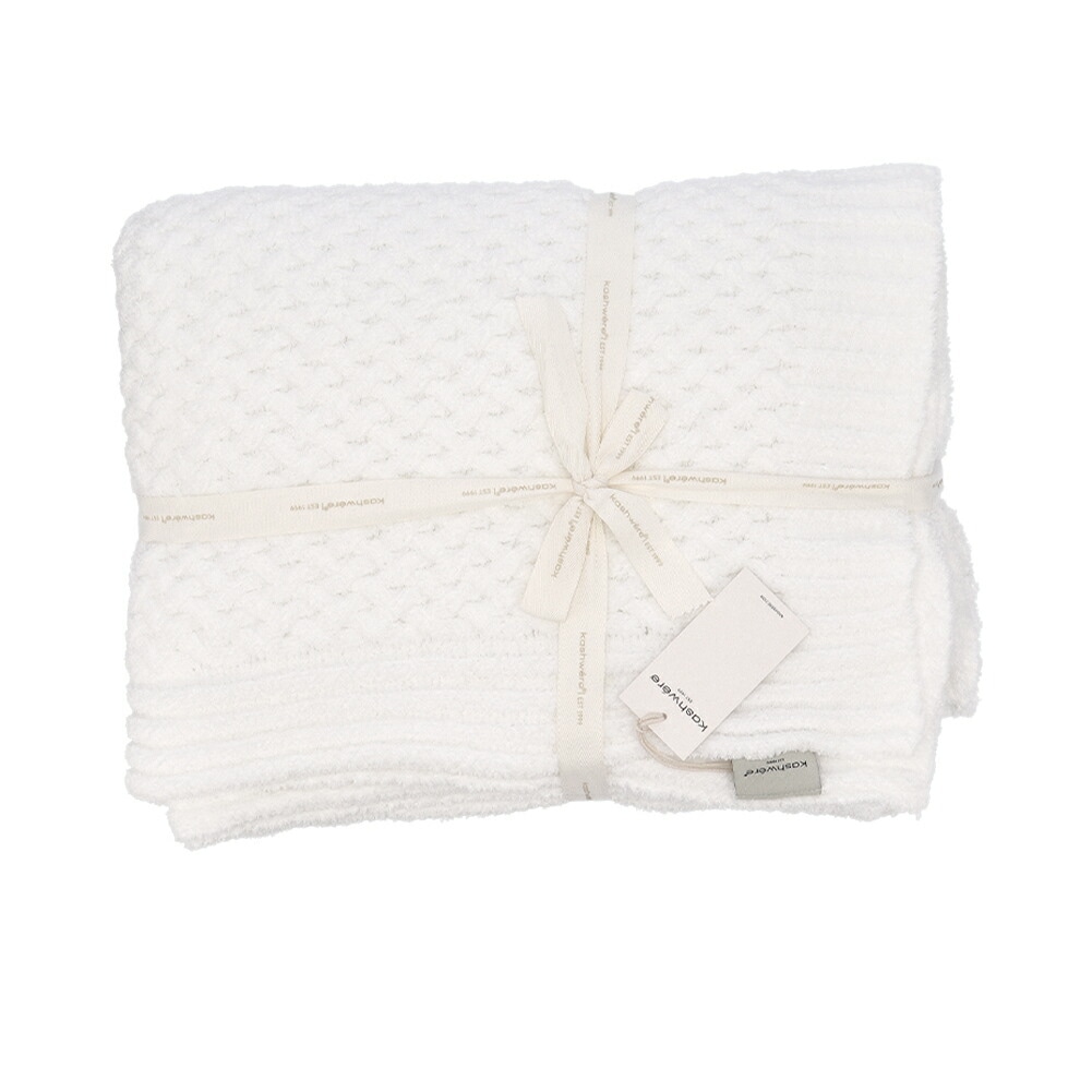 スロー ブランケット テクスチャー バスケット T-33 Throw Weave Pattern ク