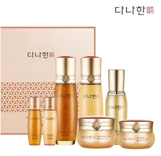 韓方スキンケア紅参クリーム 紅宝スキンケア5点セット 化粧水 140mL + 30mL + 乳液 140mL + 30mL + クリーム 50mL + 美容液 50mL + アイクリーム30mL