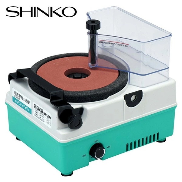 変速刃物とぎ機 砥石135mm スピード調整機能付き STD-135F グリーン