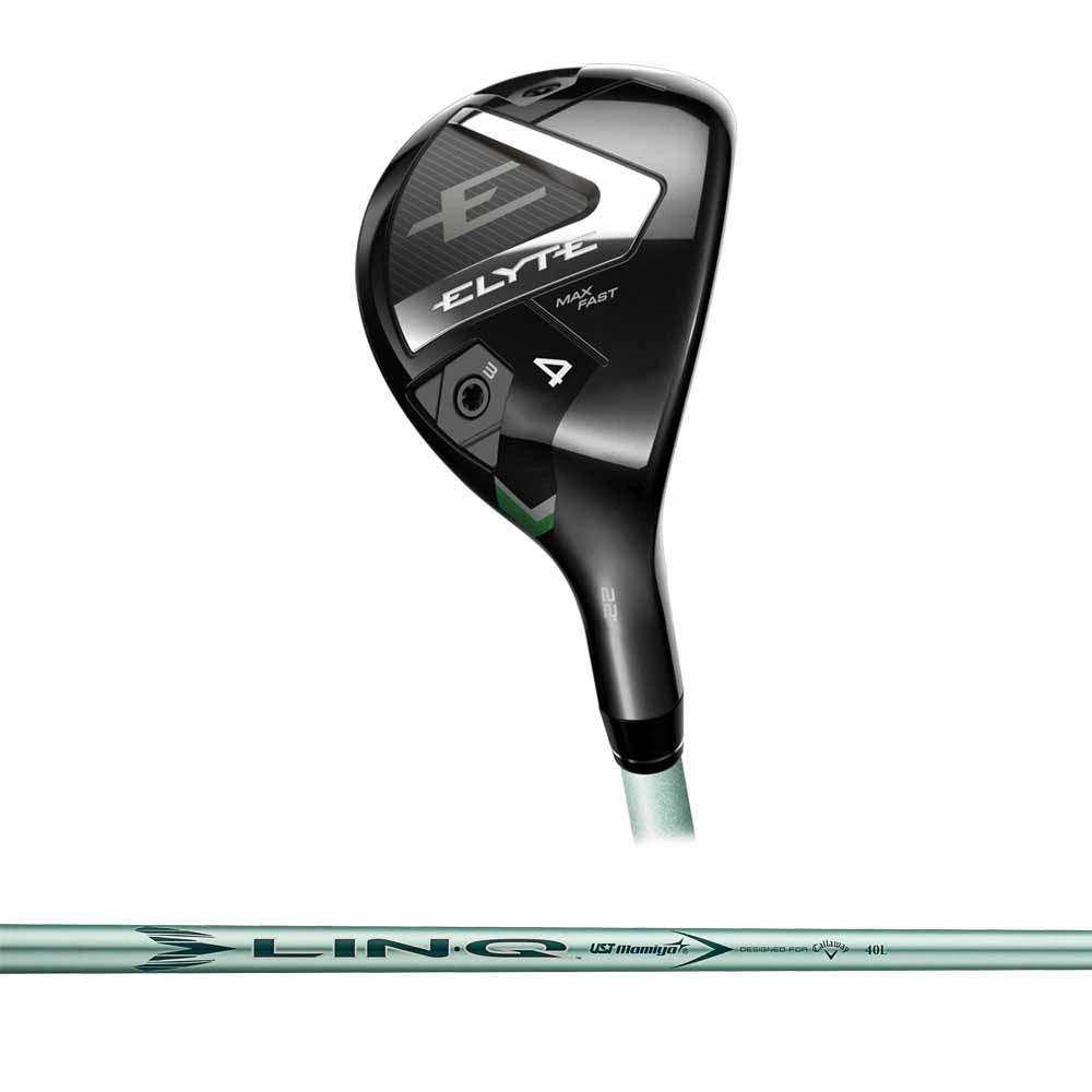 【レディース】ELYTE MAX FAST エリート マックス ファスト ウィメンズ ユーティリティ LIN-Q GREEN 40 for Callaway シャフト 2025