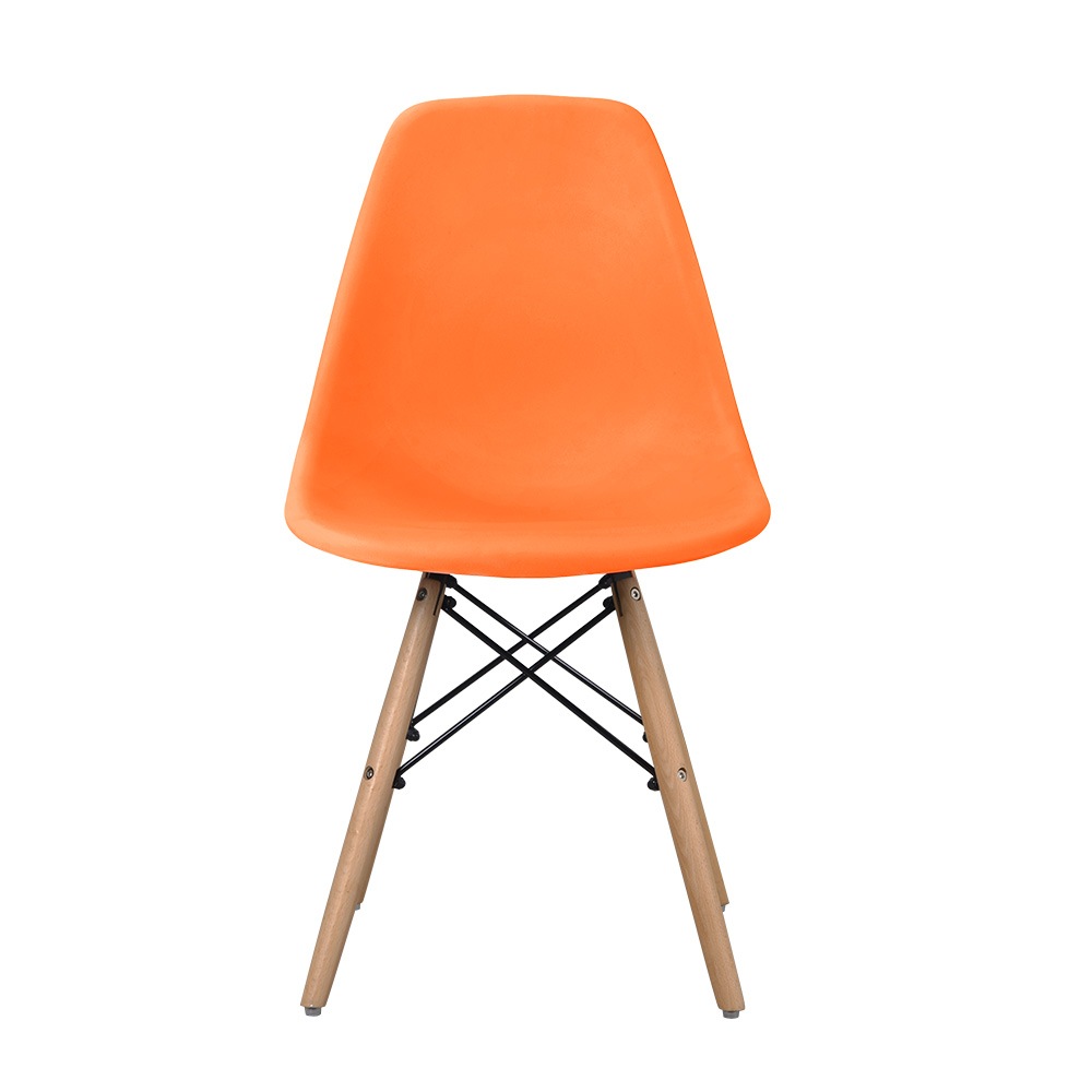 イームズチェア リプロダクト ダイニングチェア ダイニングチェアー イームズチェア DSW eames イームズ チェアー DSW イームズ椅子 チェア イームズチェアー 木脚 椅子 Orange G
