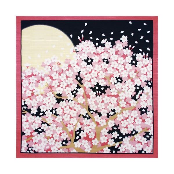 （まとめ）ヤマコー 花景色 小風呂敷 春[x10セット]