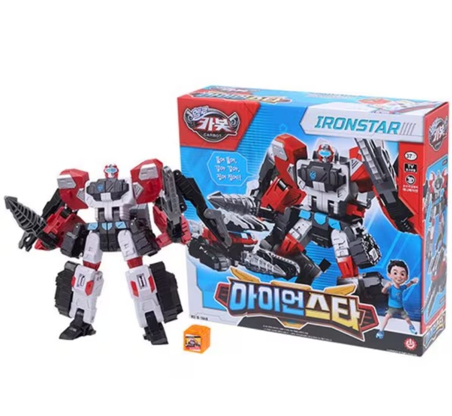 ハローカーボット/2024/アイアンスター/重機ロボット/自動車変身/キューブパック/スターガーディアン合体/合体ロボット/変身ロボット/韓国玩具/正品