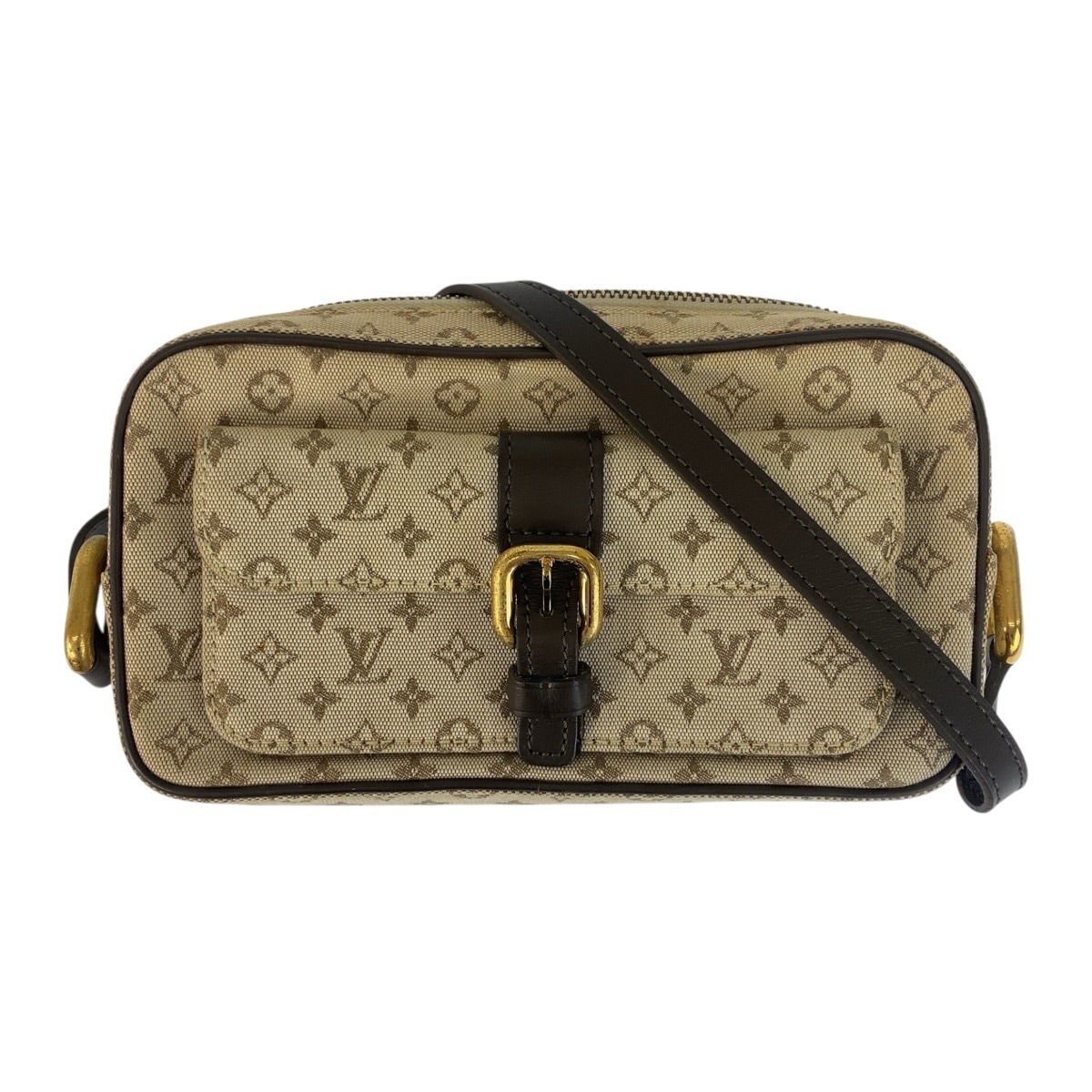 モノグラム ミニ ジュリエット ベージュ ブラウン ゴールド金具 キャンバス M92218 ショルダーバッグ レディース 504803