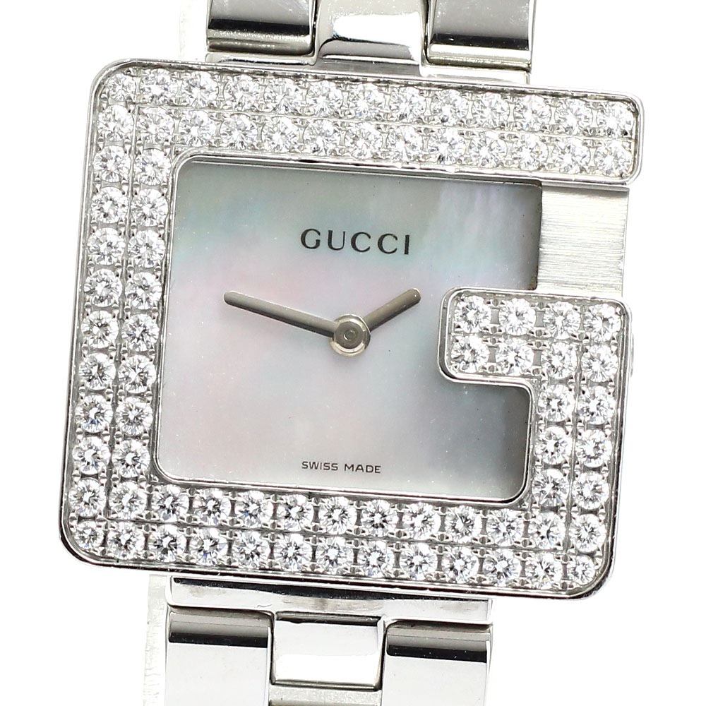 グッチ GUCCI 3600L ダイヤベゼル クォーツ レディース _916982【中古】