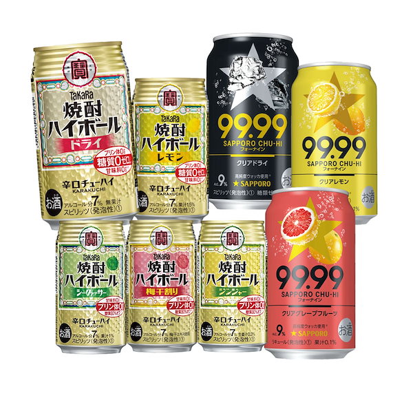 Qoo10] サッポロビール チューハイ タカラ 焼酎ハイボール 99