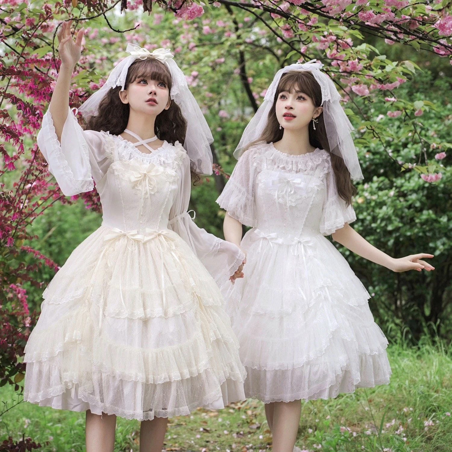 今年人気爆発中 ロリータ コスプレ学院祭用 人气 新作 しいロリータロングエレガントガール天使ロリータドレス JSK