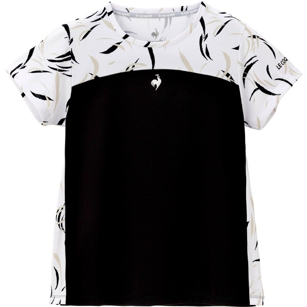 ルコック le coq sportif サイドフレアデザインゲームシャツ 半袖 LN4FHT32L-BK00 レディース 6,048円
