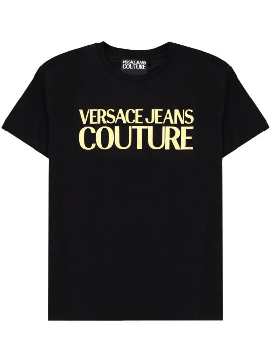 VERSACE Men T-Shirts 80GAHT00 CJ00TG89 BLACK