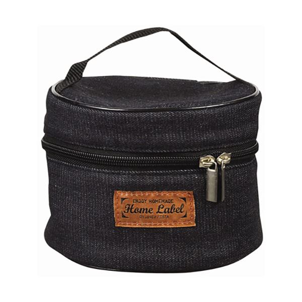 [5セット] パール金属 ホームレーベル どんぶりランチジャー770用バッグ BKデニム HB-4745X5