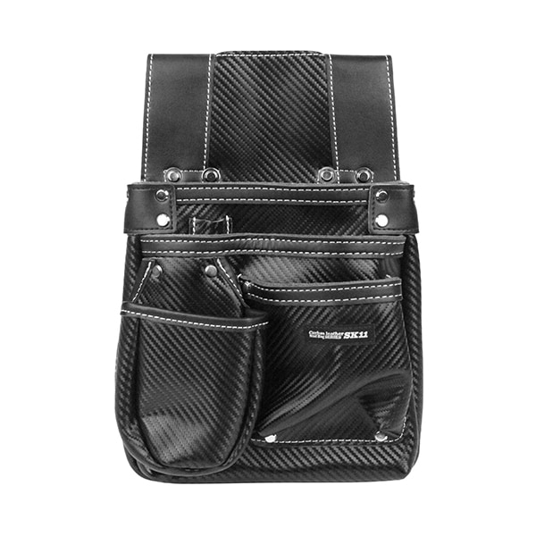 カーボンレザー釘袋 SK-CLK-SPブラック