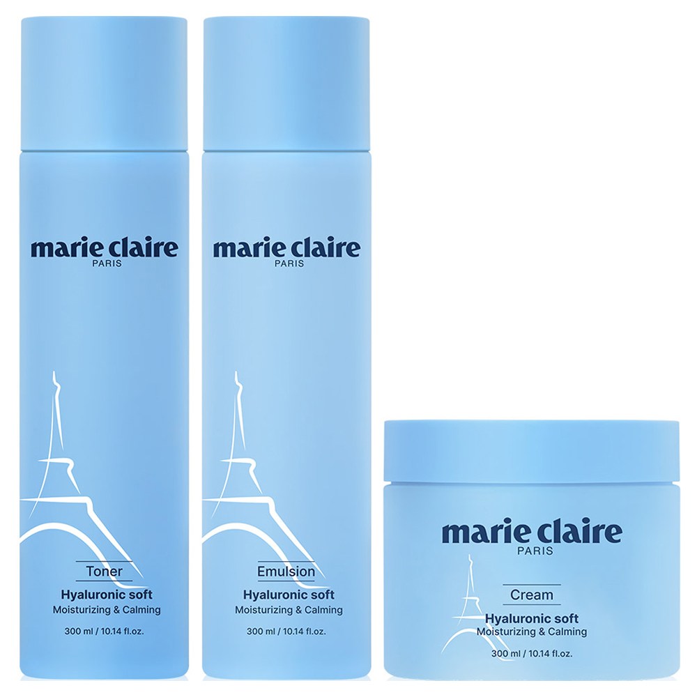 マリクレルヒアルロニックソフトトナー300ml+エマルジョン300ml+クリーム300mlセット1セット