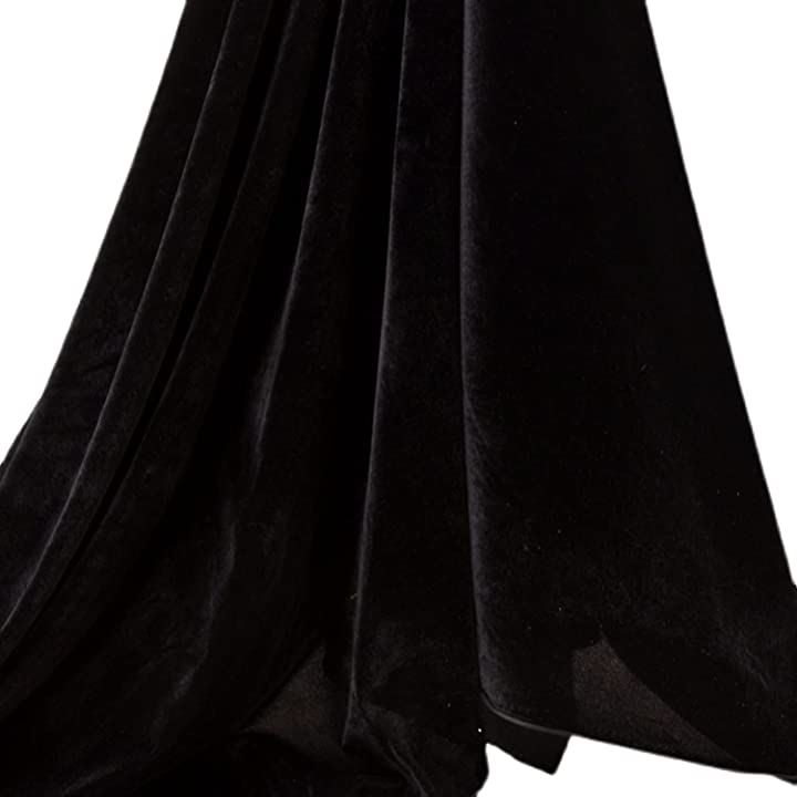 黒 ベロア生地 無地 撮影 背景 3x3m(3x3m)