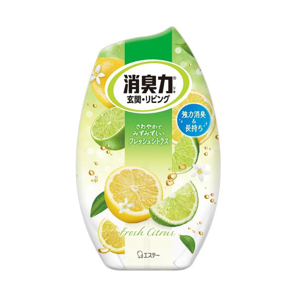 （まとめ） エステーお部屋の消臭力 フレッシュシトラス 1セット（3個） [x5セット]