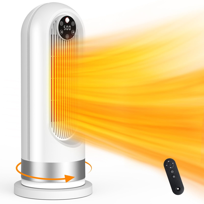2023最新進化セラミックヒーター 電気ヒーター人感センサー付き 節電対策 首振り 電気ストーブ 即暖 過熱保護 転倒自動OFF 防寒