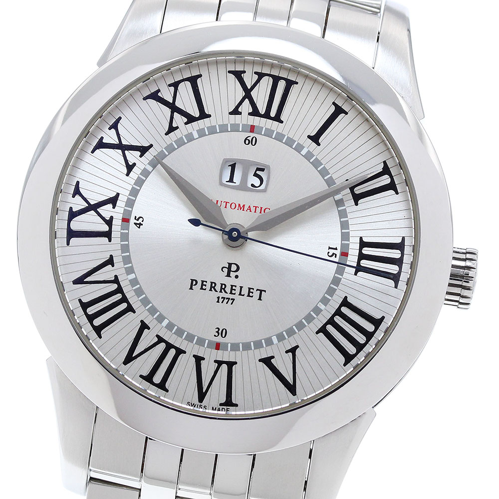 ペルレ PERRELET A1025 デイト 自動巻き メンズ _903294【中古】