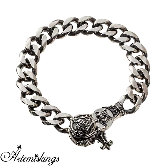 アルテミスキングス ARTEMISKINGS クラシカル 喜平 シルバー ブレスレット AKB0035