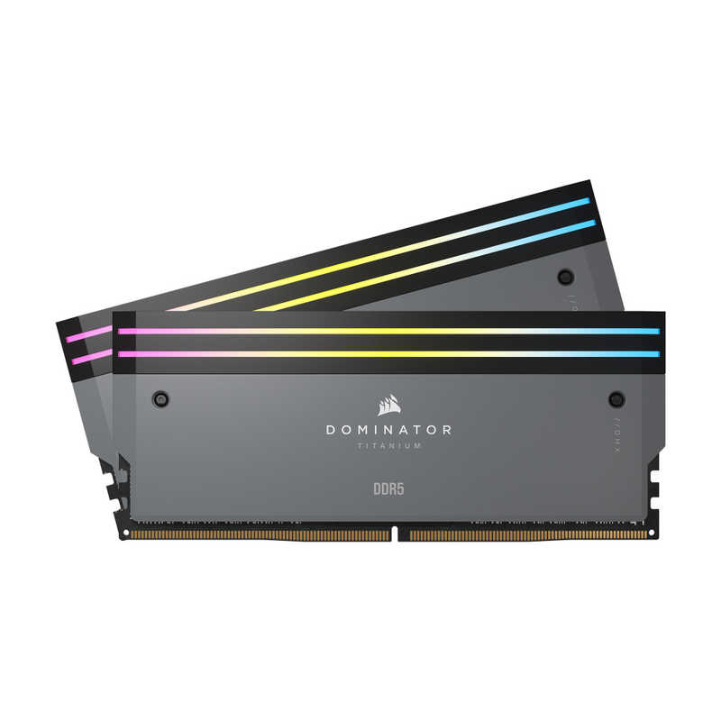 増設用メモリ DOMINATOR TITANIUM RGB（6000MT/s CL30 AMD XMP) グレー[DIMM DDR5 /16GB /2枚]　CMP32GX5M2B6000Z30